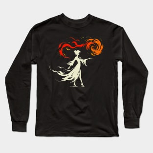 Mage Fireball Long Sleeve T-Shirt